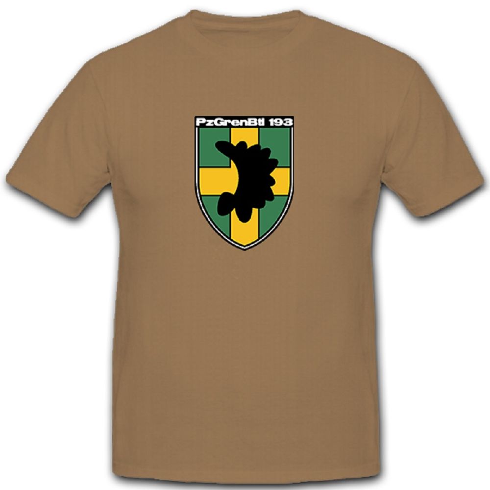 PzGrenBtl 193 Panzer Grenadier Grenadiers Battalion Bundeswehr - T Shirt #10103