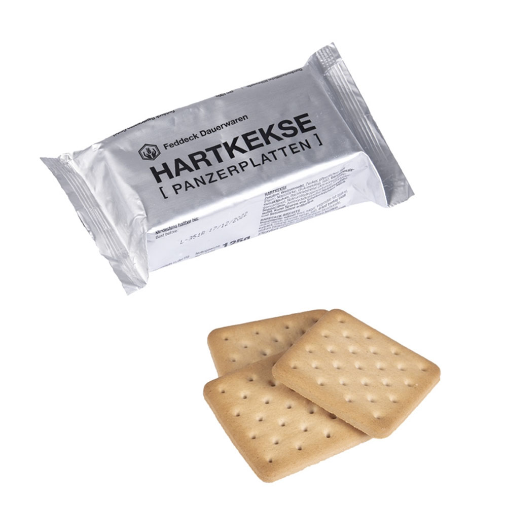 BW PANZERPLATTEN HARTKEKS 125Gr Bundeswehr EPA-Kekse Suvival#47263