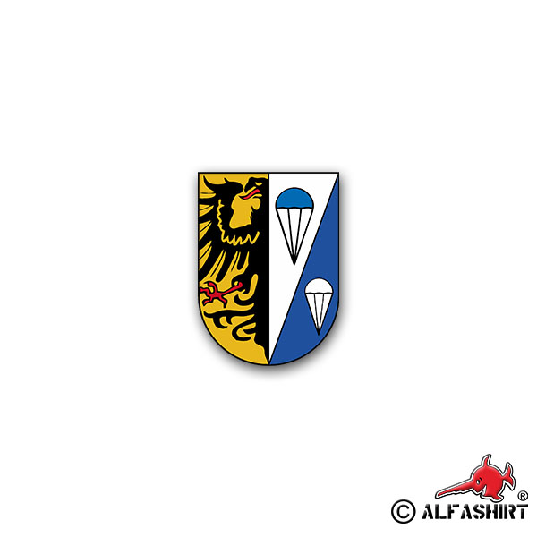 Sticker Luftlande- und Lufttransportschule Heer Altenstadt 5x7cm A2148