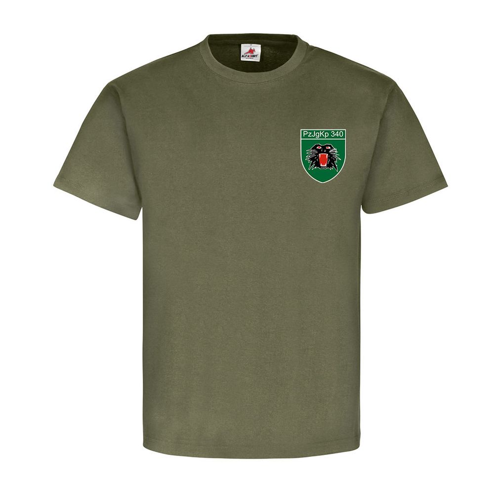 PzJgKp 340 Panzer-Jäger-Kompanie Bundeswehr Wappen Abzeichen T-Shirt #23667