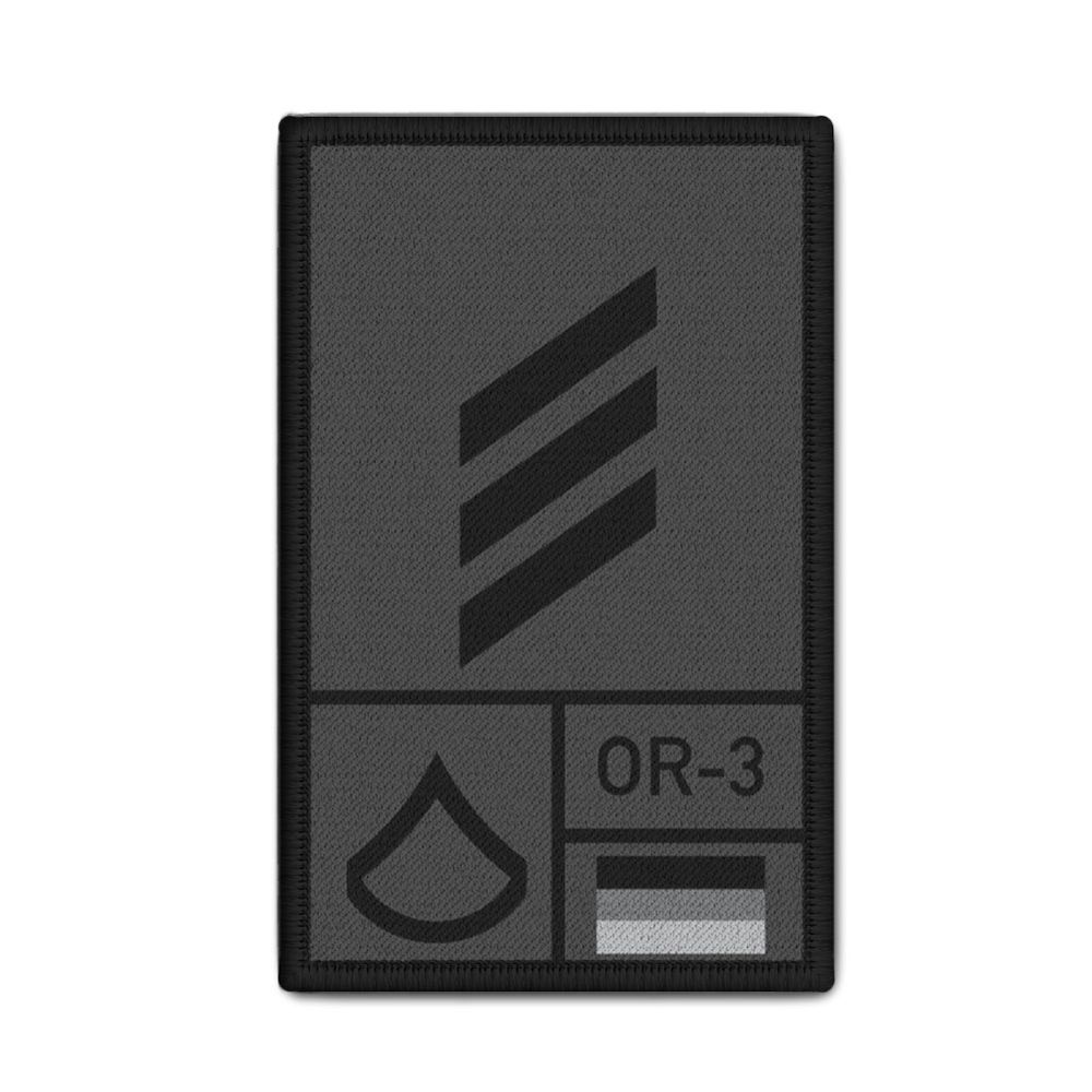 Rank Patch Bundeswehr Heer Luftwaffe Marine Grau #BW-Patch