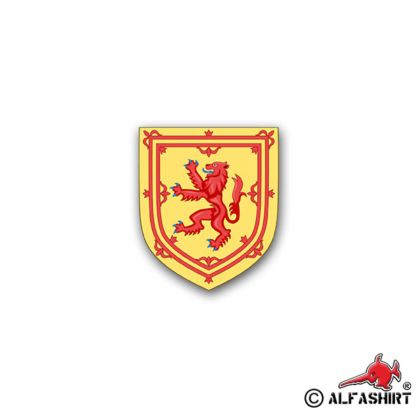 Aufkleber/Sticker Scotland Königreich Schottland Löwe King of Scott 6x7cm A2088