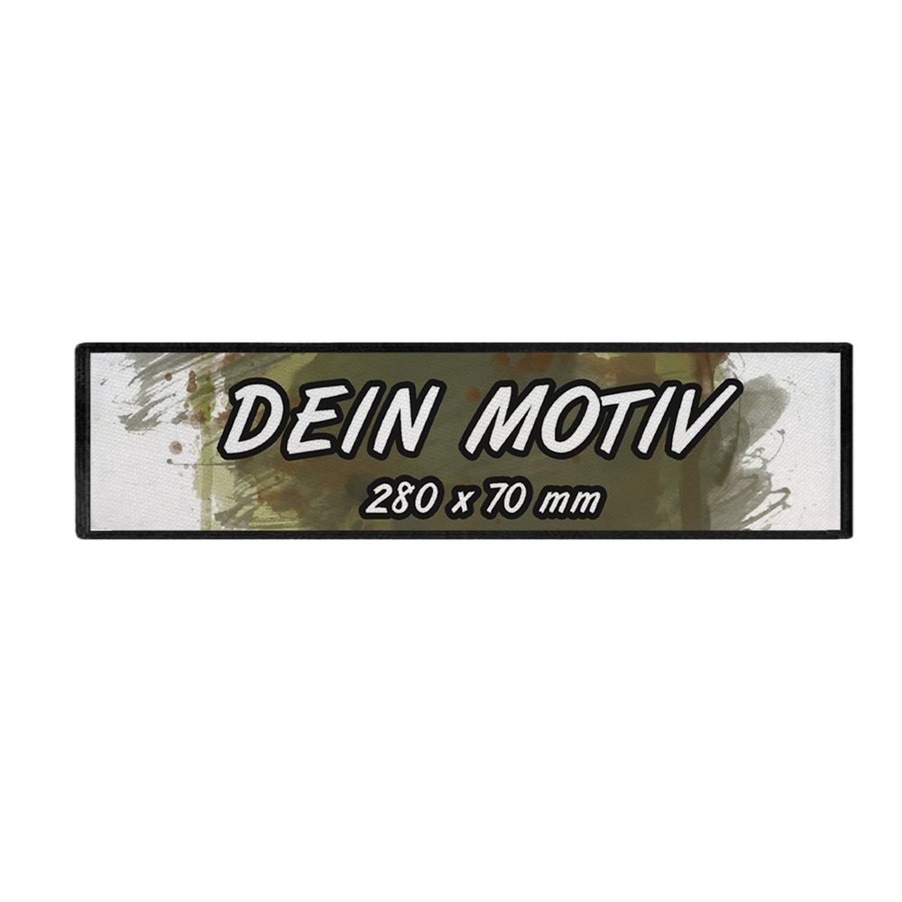 Rückenpatch 280 x 70 mm personalisierbar #40128