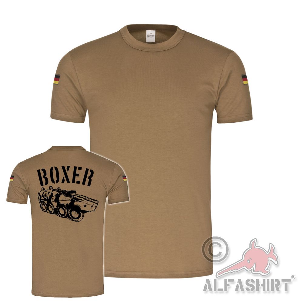 T-Shirt Bundeswehr BW Heer Boxer GTK Panzer Tropen # 41353