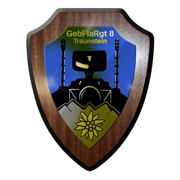 Wappenschild - GebFlaRgt 8 Chiemgau Gebirgs Falk Flugabwehr Regiment #9109