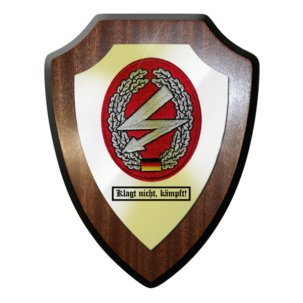 Wappenschild - Barettabzeichen Fernmelder Fernmelde Truppe , kämpft! #11678