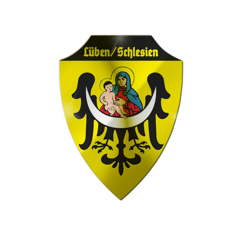 Aluschild Lüben Lubin polnischen Woiwodschaft Niederschlesien Kreisstadt #33459