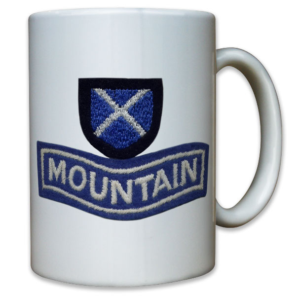 52. Infanterie Division Mountain Gebirgsjäger England Great - Tasse #11408