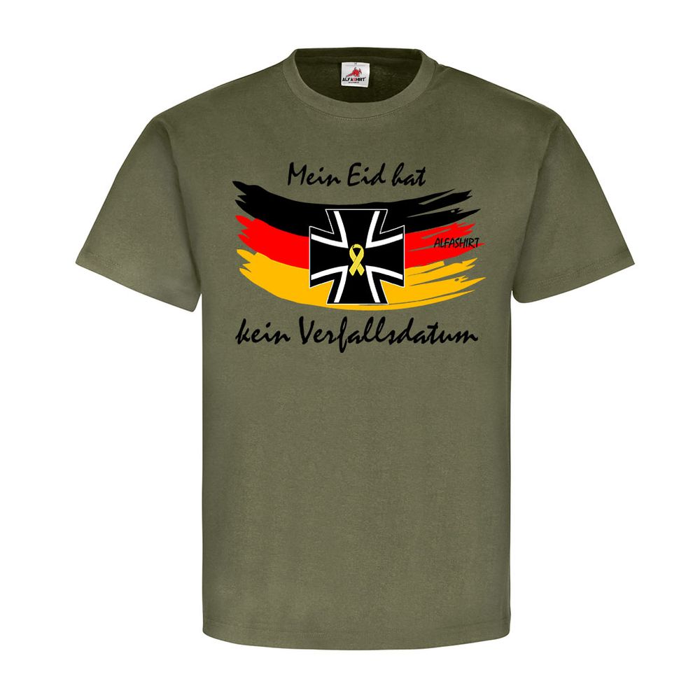 Mein BW Eid Solidarität hat kein Verfallsdatum Reservist Soldat T-Shirt #20469