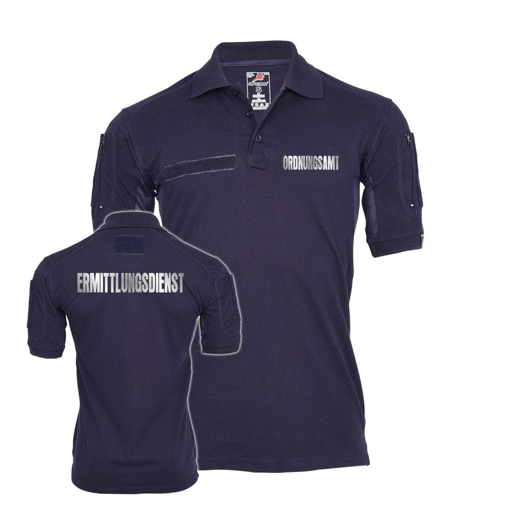 Tactical polo shirt Ordnunsamt investigative service reflective office authority # 31831