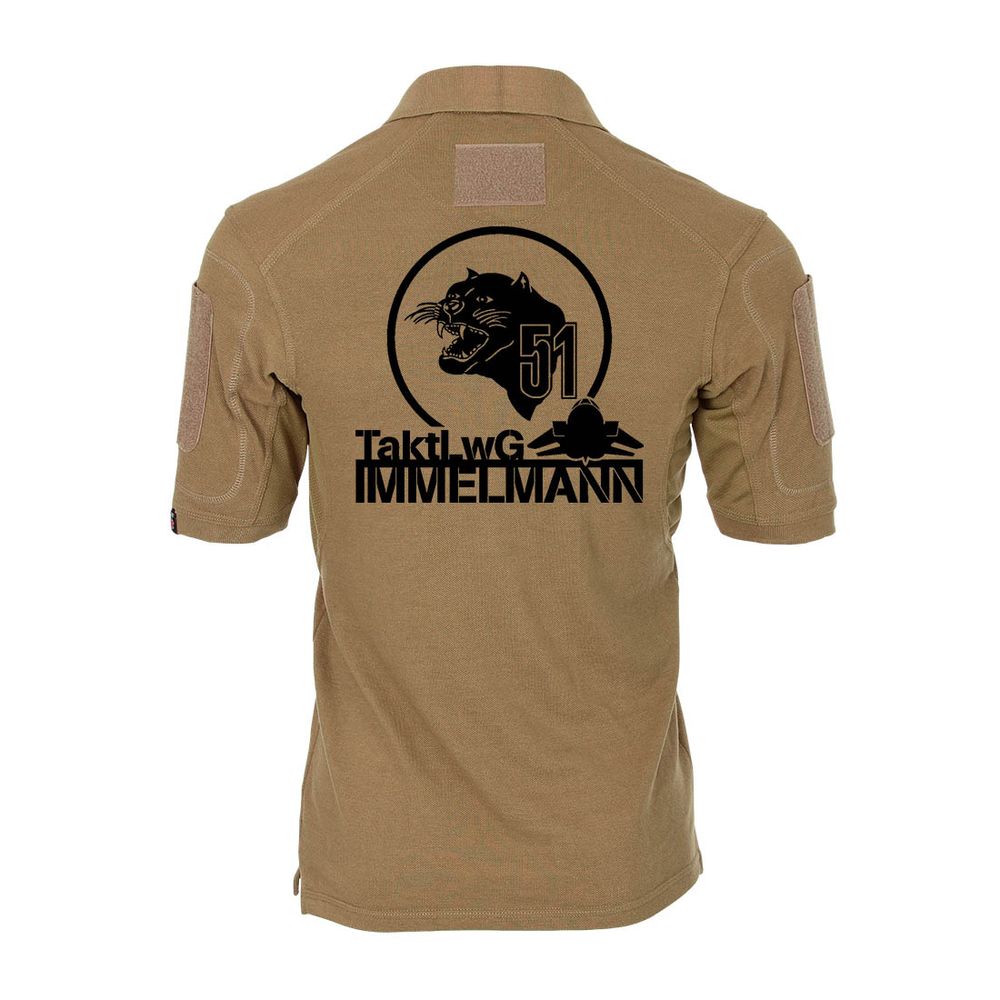 Tactical Polo Alfa Luftwaffe Squadron 51 Immelmann TaktLwg Crest # 31520 Tactical Polo Alfa Luftwaffe Squadron 51 Immelmann TaktLwg Crest # 31520
