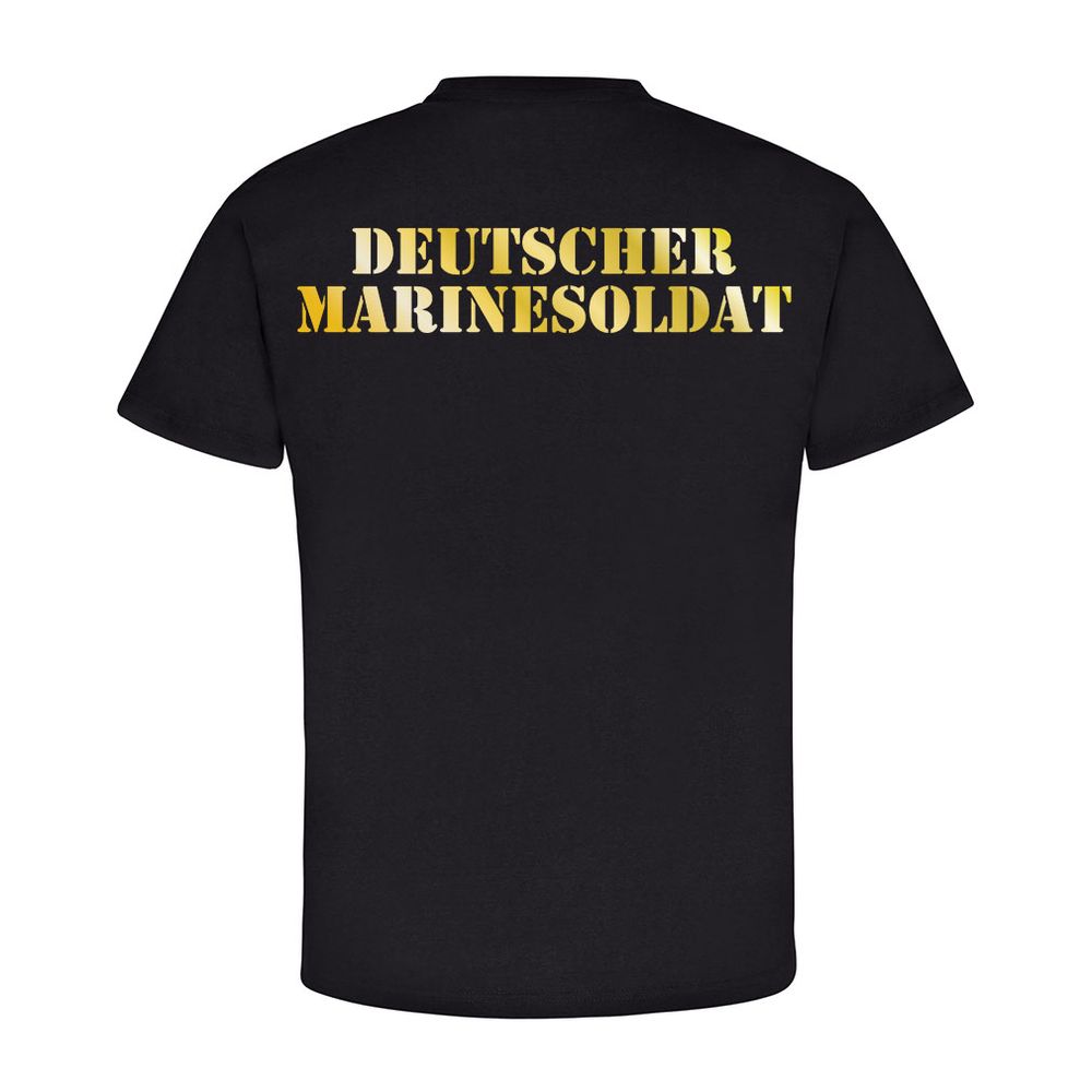 deutscher Marinesoldat Soldat Marine Schiffchen Skull Totenkopf - T Shirt #5608