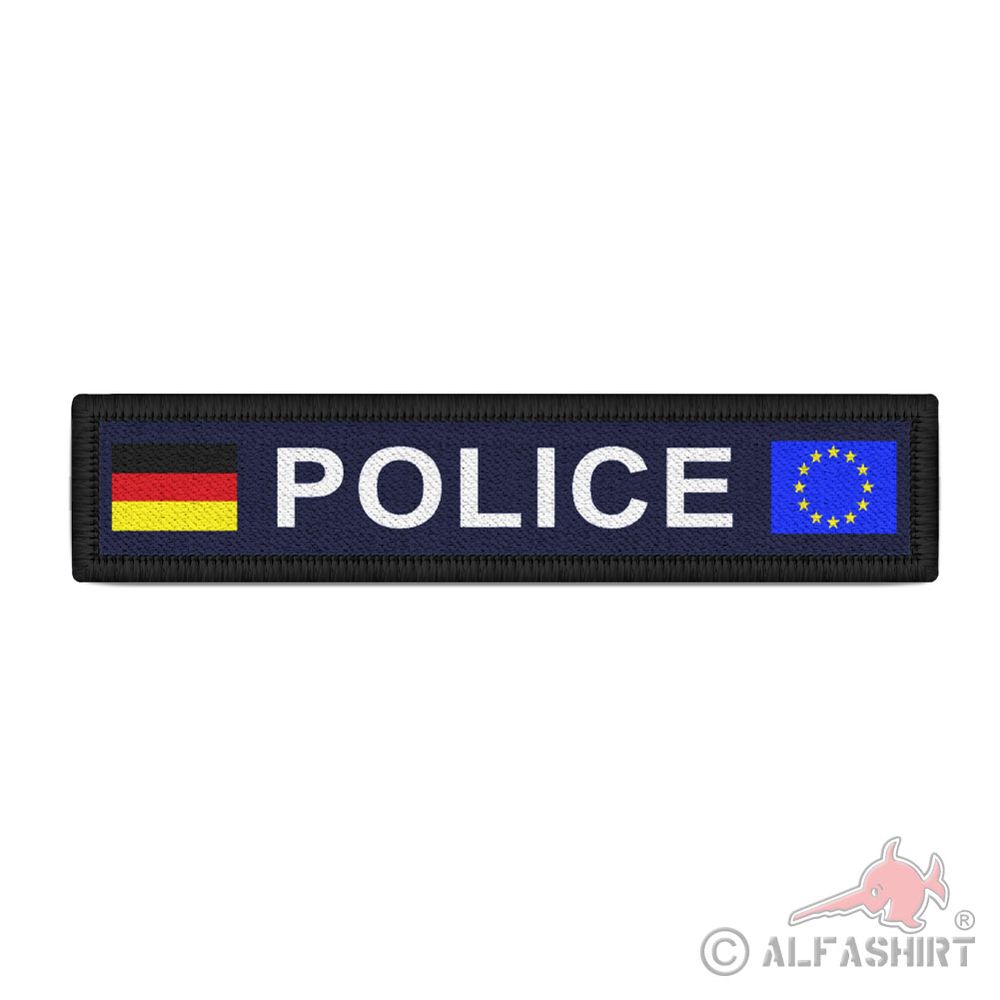 Patch Police Germany Europa Polizei Namens-Schild Beamter Abzeichen #40652