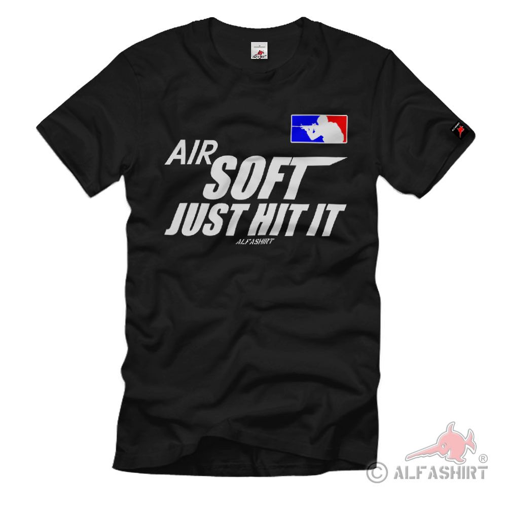 Airsoft Just Hit it Liga Sport Tactical Hobby BW Softair - T Shirt #38086