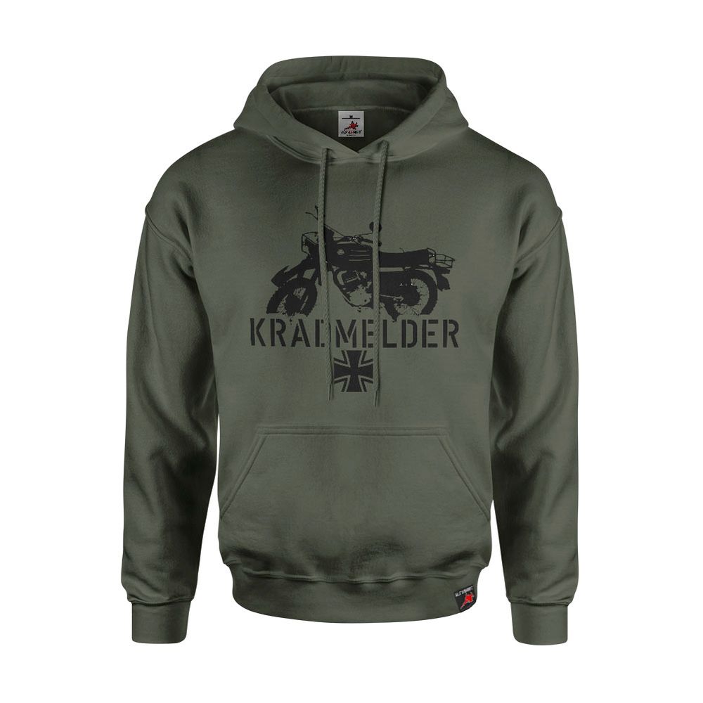 Kradmelder K125 BW V2 Motorrad BW Version Maschine Oldtimer Bike Hoodie #19591