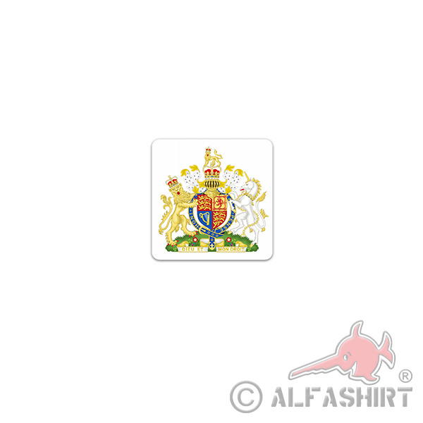 Vereinigtes Königreich Aufkleber United Kingdom Großbritannien 7x7cm#A3636