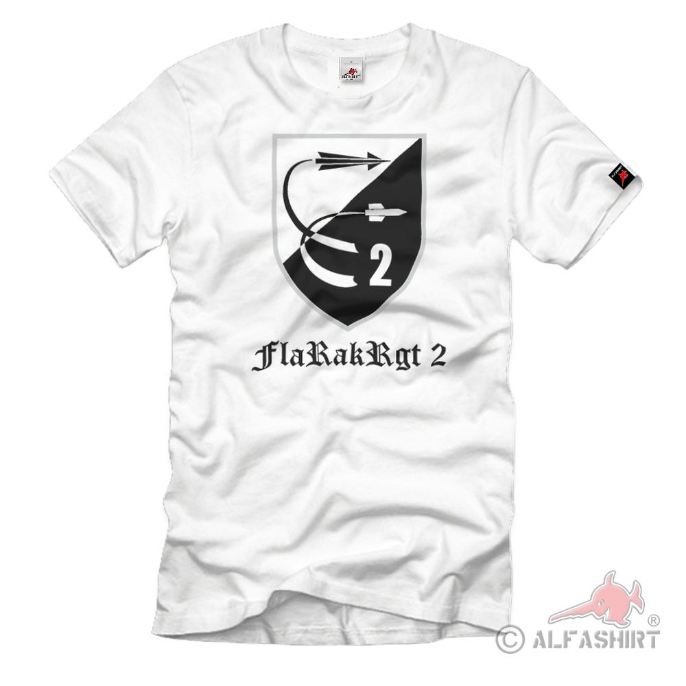 Anti-aircraft missiles Regiment 2 FlaRakRgt BW Bundeswehr soldiers T-shirt # 35111