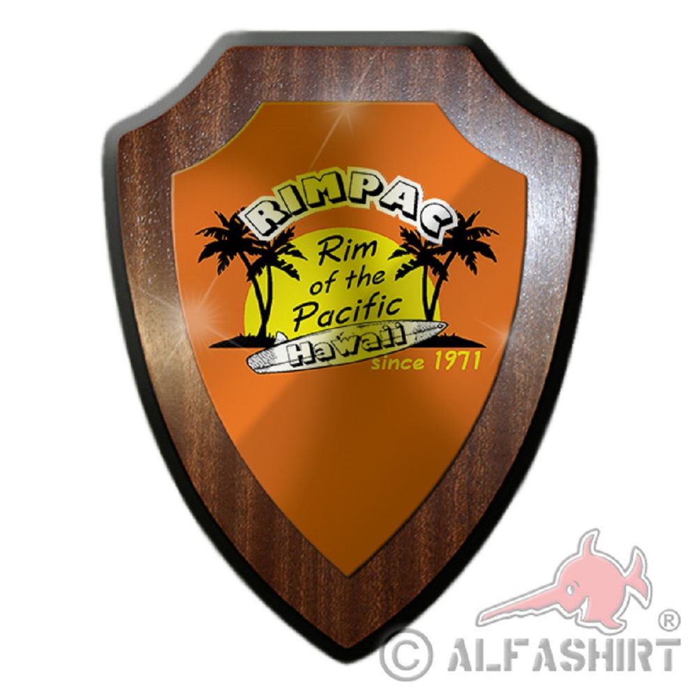 Coat of Arms - RIMPAC Rim of the Pacific Hawaii Navy Marine Fleet Maneuver Coat of Arms #19868