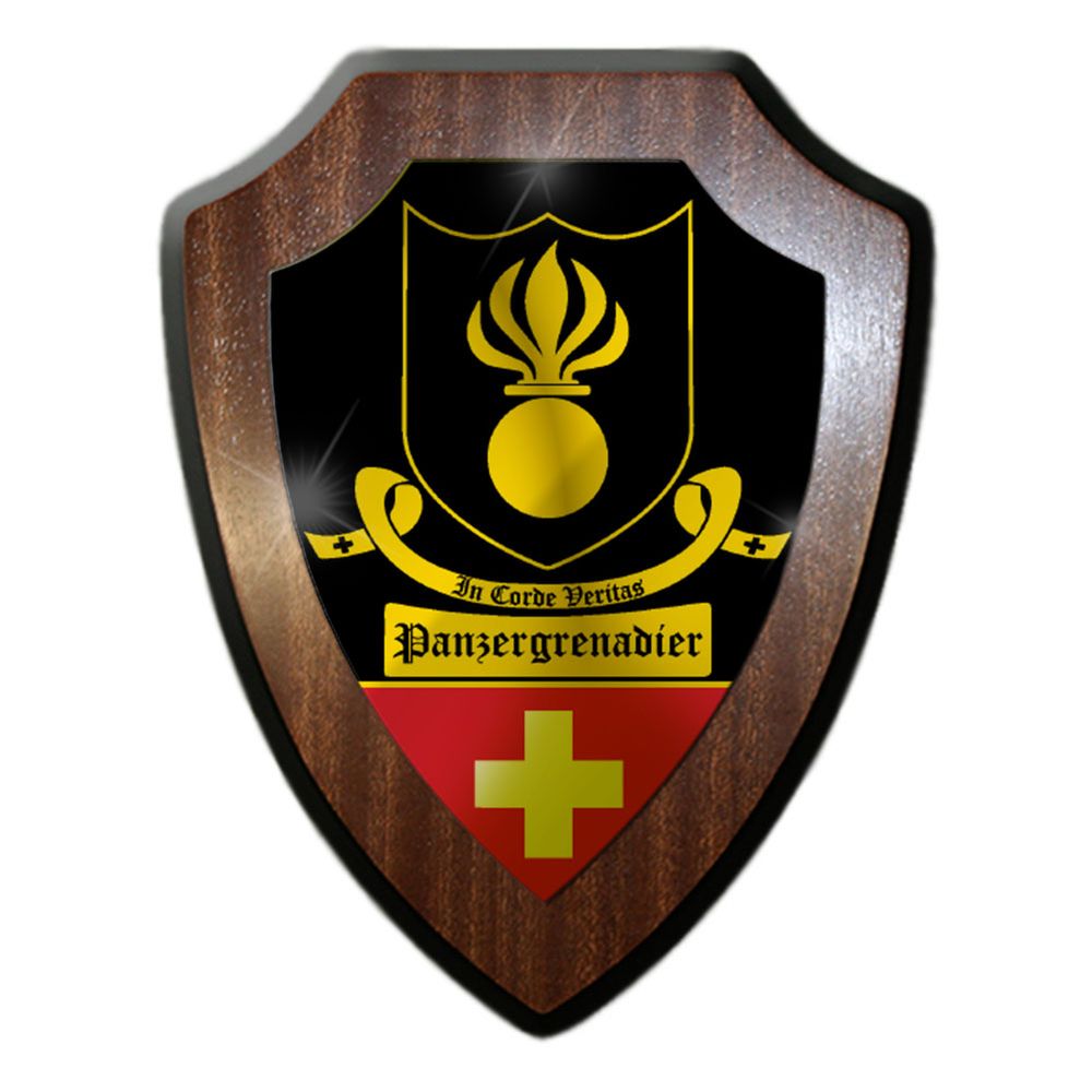 Heraldic shield Panzergrenadier on top of it Marder SPZ Bundeswehr # 32619