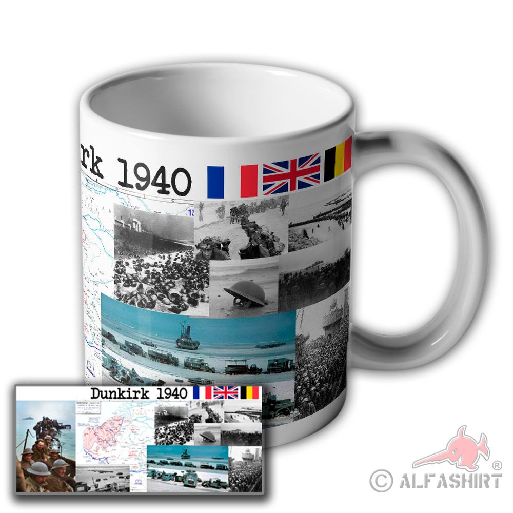 Dunkirk 1940 Operation Dynamo evacuation WW2 British Expeditionary Tasse #38186