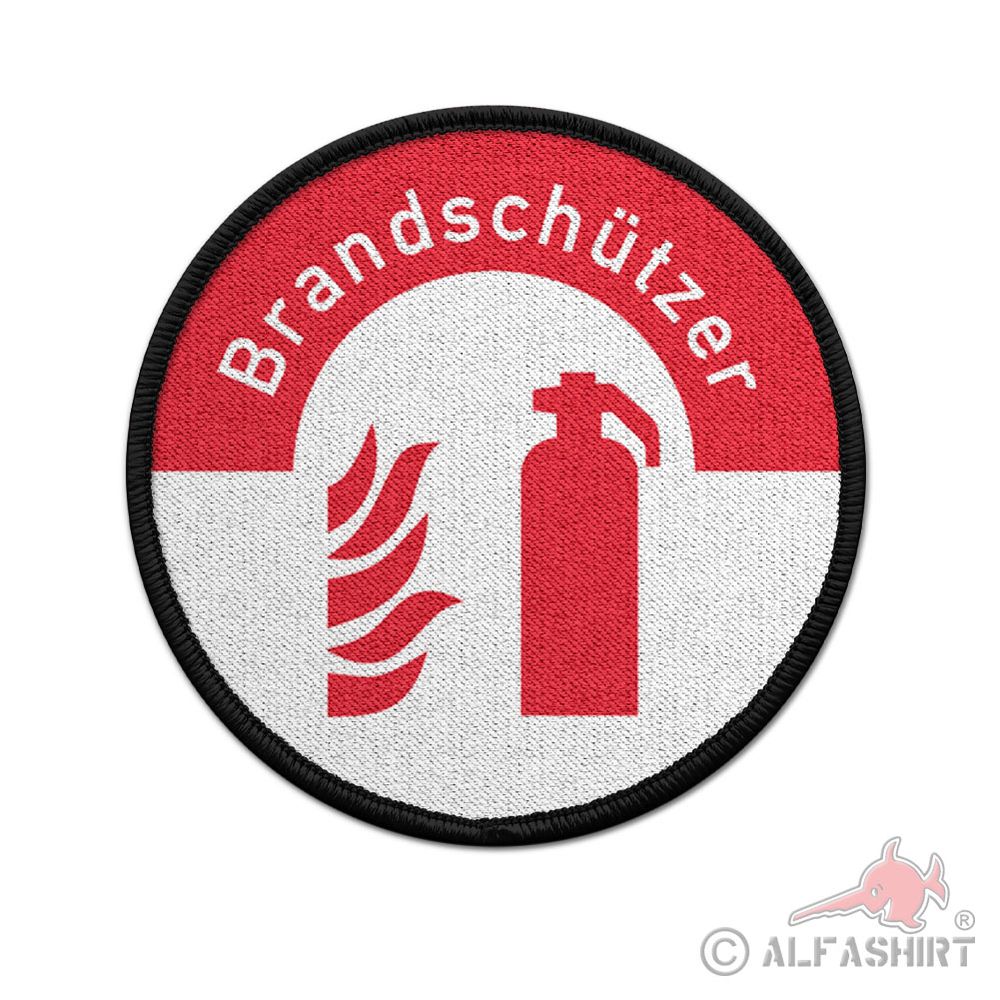 Patch Brandschützer Brandschutz Sicherheit Sofortmaßnahmen Notfällen 75mm #40757