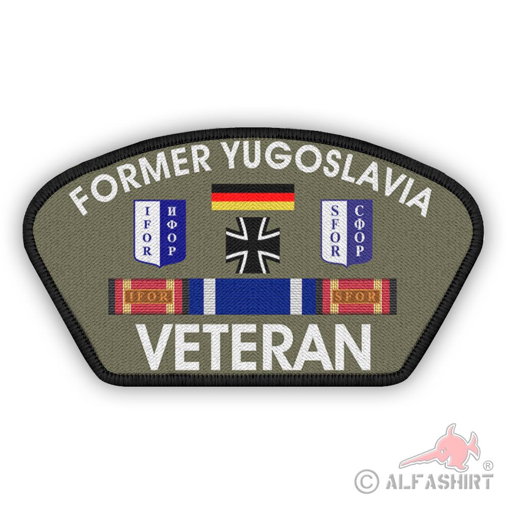 Veteran Patch Former Yugoslavia IFOR & SFOR Bundeswehr Einsatz Veteran #45386