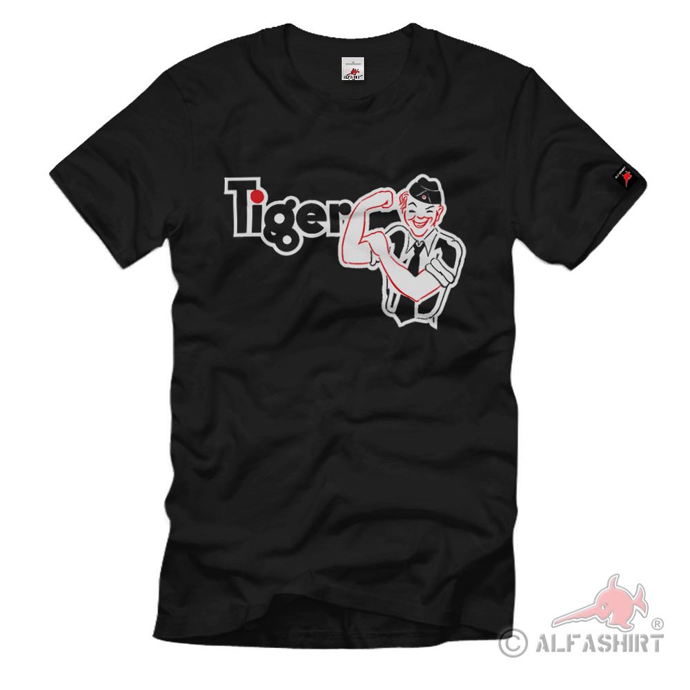 Tigerfibel WK Panzer Betriebsanleitung Comic WH Ausbildung T Shirt #2213