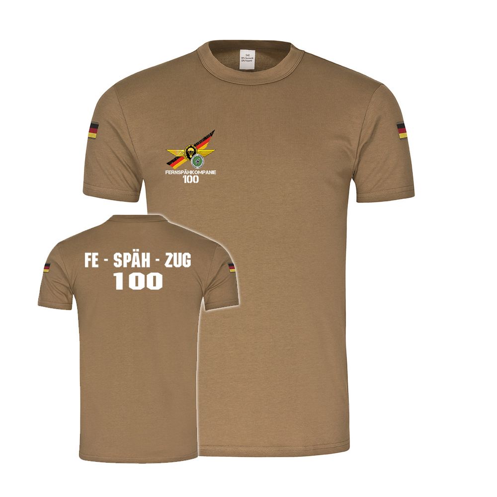 BW Tropen Fernspähkompanie 100 sniper sniper Bundeswehr T-Shirt # 34211