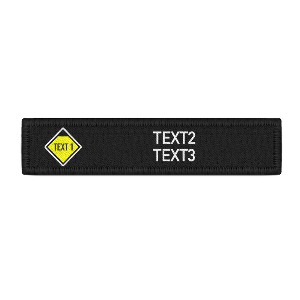 Patch name stripe tactical symbol yellow leader function name#47792