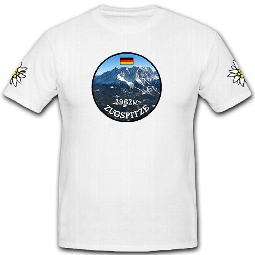 Zugspitze - höchste Berggipfel Deutschlands  Wettersteingebirge - T Shirt #11140