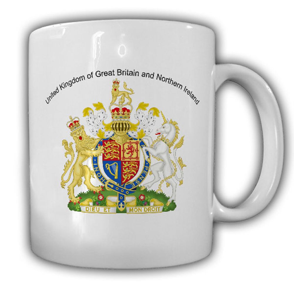 Tasse Vereinigtes Königreich united kingdom Wappen Emblem Kaffee Becher #14025