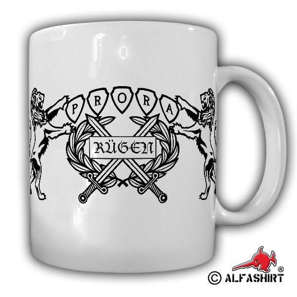 Prora Rügen Wappen Festung Urlaub Erholung Deutschland Tasse #15857