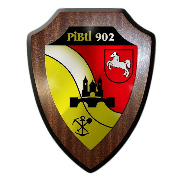 Wappenschild PiBtl 902 Pionier-Bataillon Bundeswehr Abzeichen Holzminden #20511