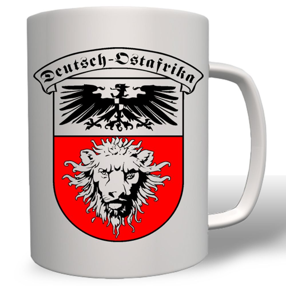 Deutsche Kolonie Ostafrika Afrika Preußen WK 1 Wappen Emblem  - Tasse  #2953