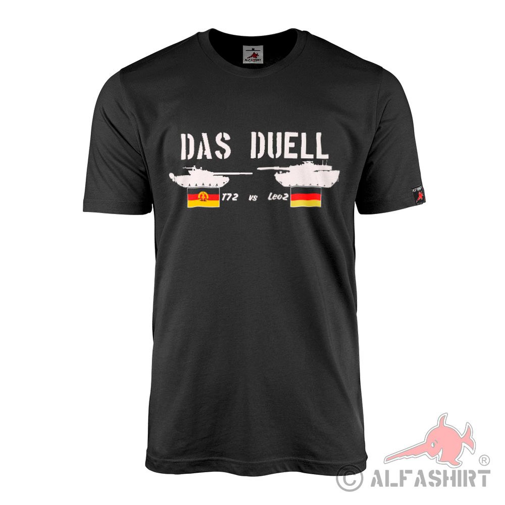 T72 vs Leo2 Panzer Das Duel Bundeswehr NVA DDR T-Shirt#41220