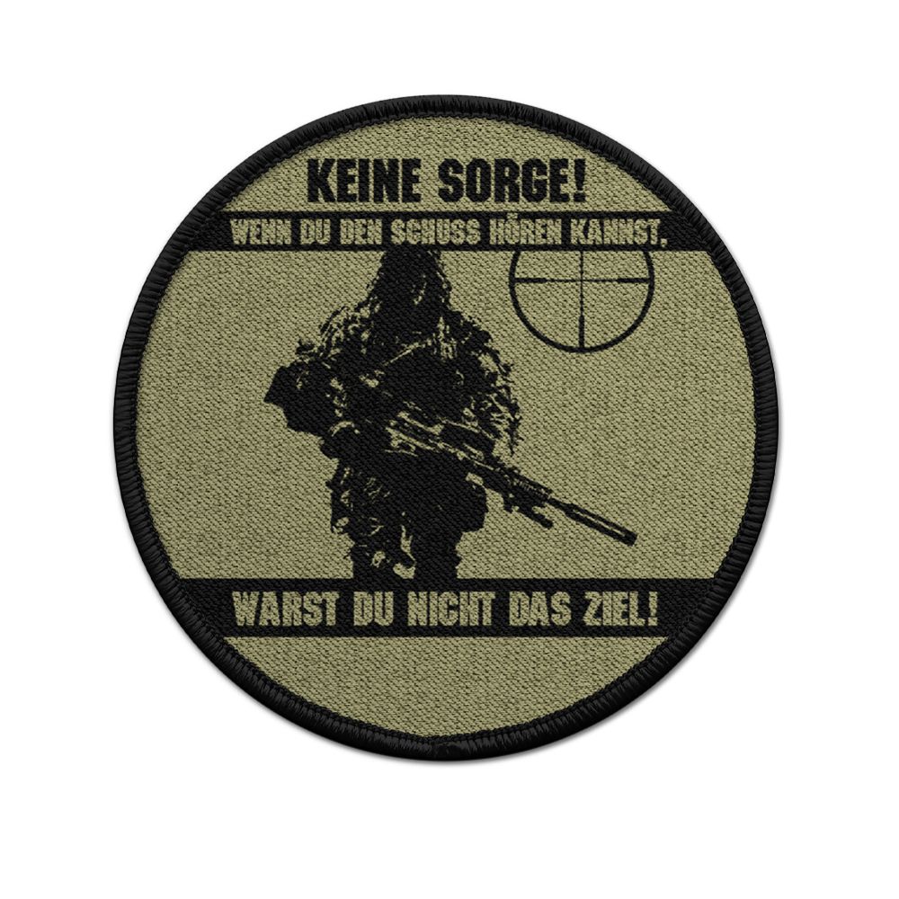 Deutscher Scharfschütz  Patch Sniper Schuss Bundeswehr BW Deutschland #26899