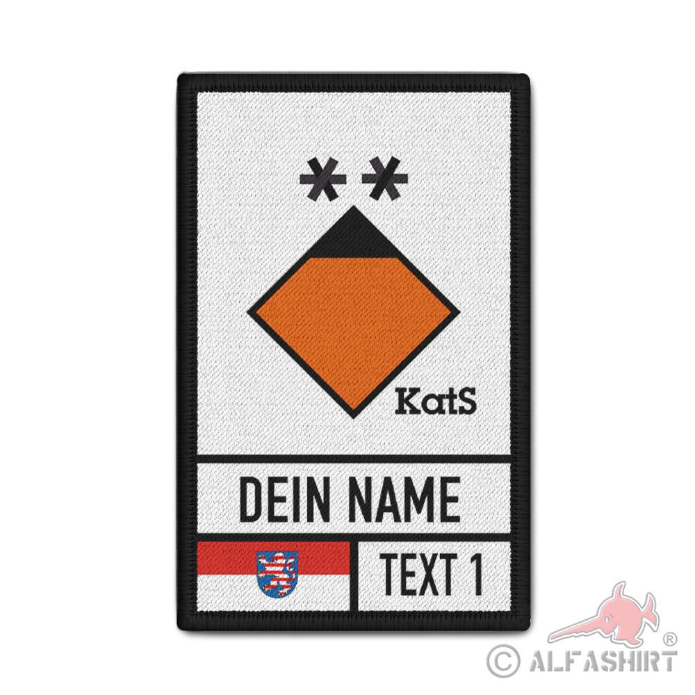 Patch personalisiert KatS Bevölkerungsschutz Taktisches Zeichen Kreis  #42642