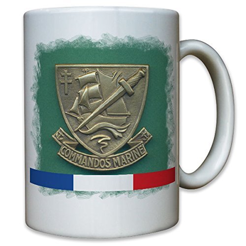 Commando Marine Frankreich Kampfschwimmer commando Hubert - Tasse #10239 t