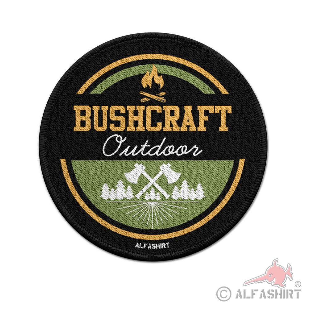 Patch Bushcraft Survival Outdoor Camping Wald Natur Baum 9cm #36844
