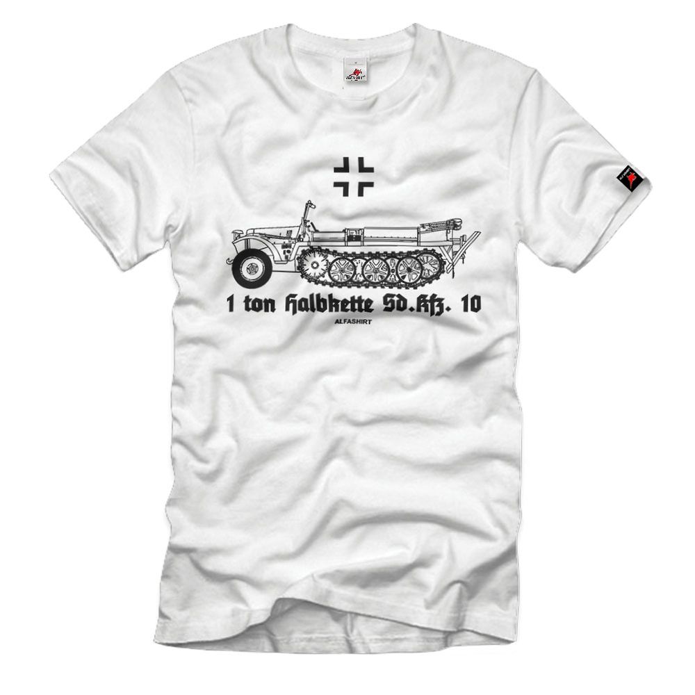 1ton Halbkette SdKfz 10 Zugmaschine Teile kaufen T-Shirt#33094