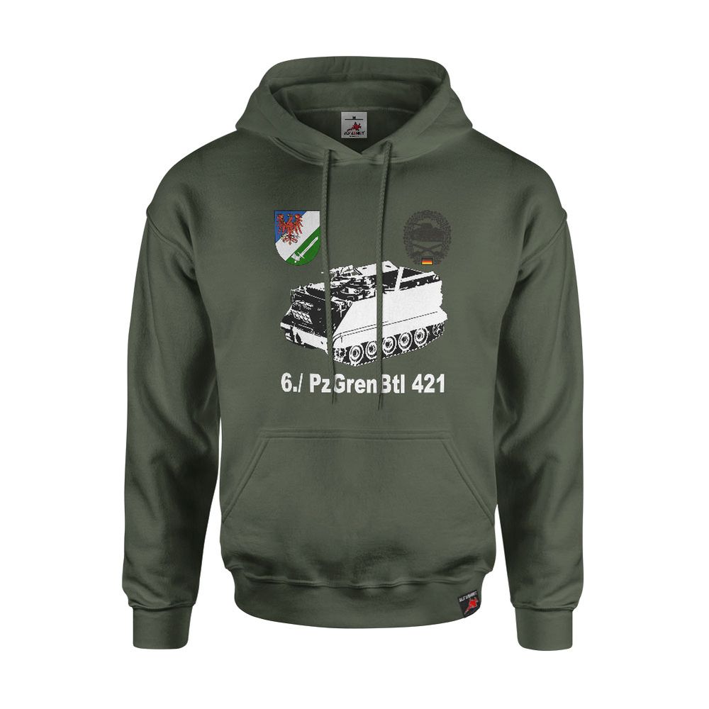 Hoodie 6. Kompanie PzGrenBtl 421 Panzergrenadierbataillon Brandenburg an der Havel #46739