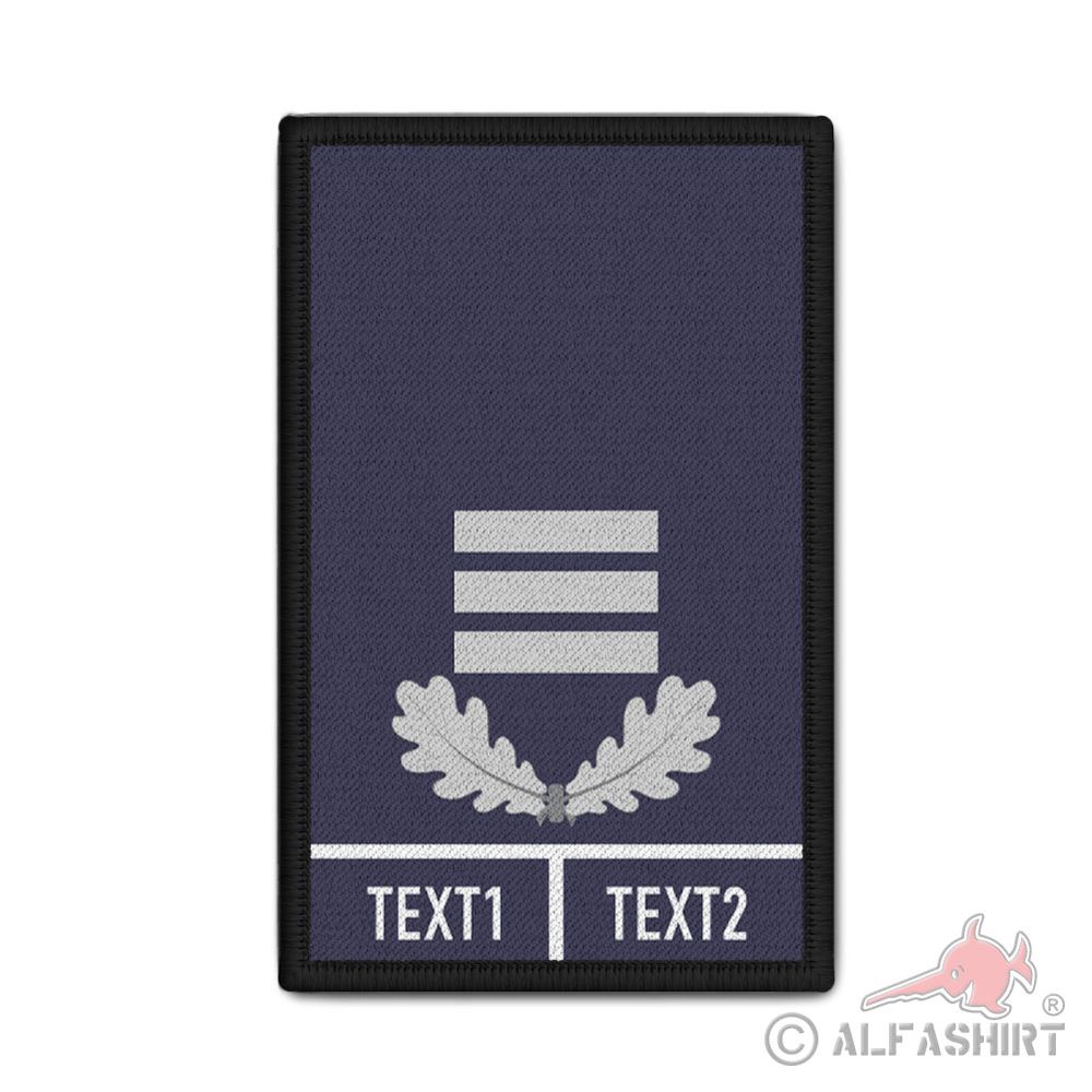 Rank patch personalized Oberbrandmeister OBM rank profession fire brigade #43191