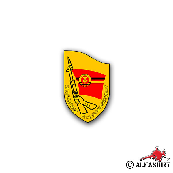 Sticker Ministry of State Security DDR East Spy 5x7cm A1591