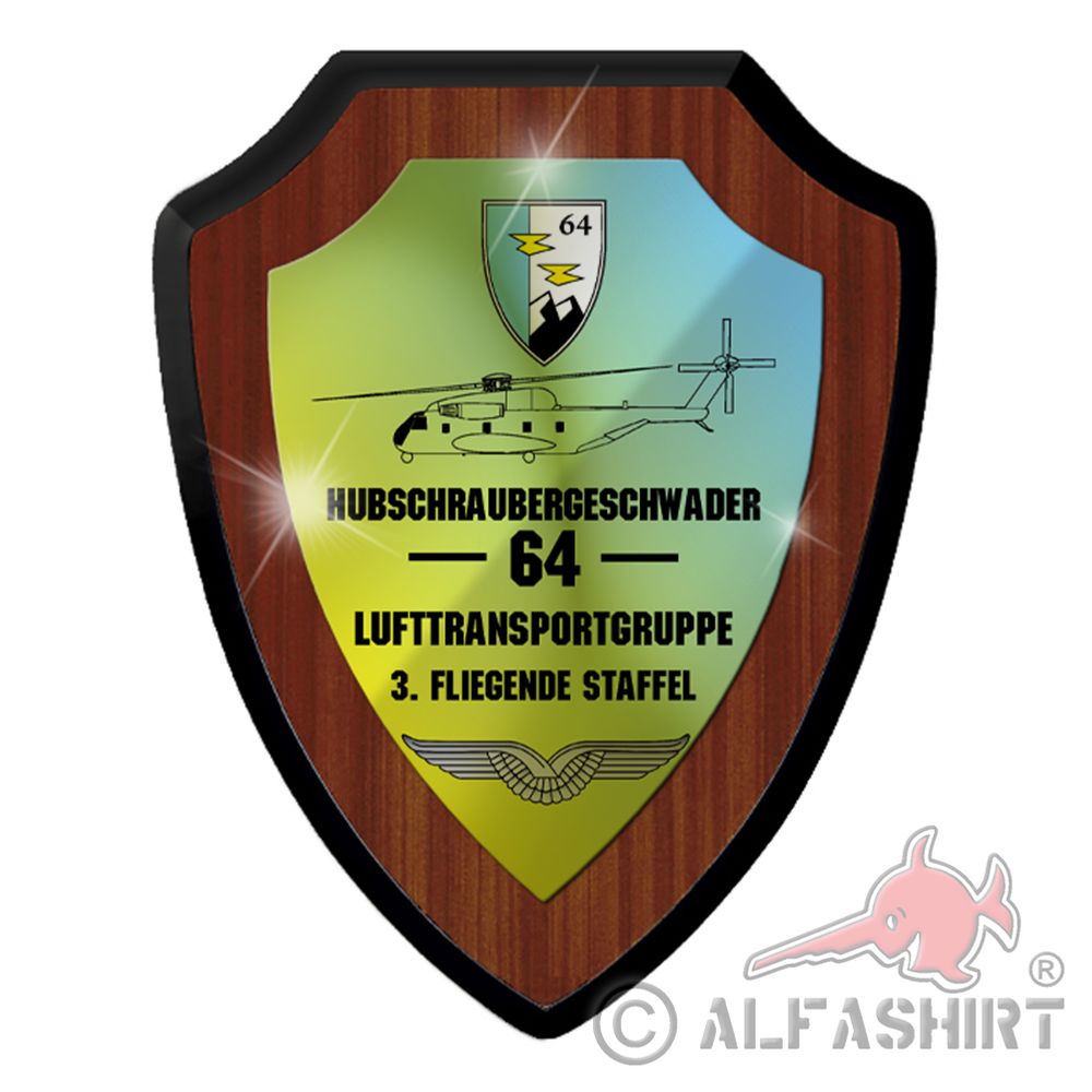 Wappenschild 3 Fliegende Staffel Hubschraubergeschwader 64 HSG #39086