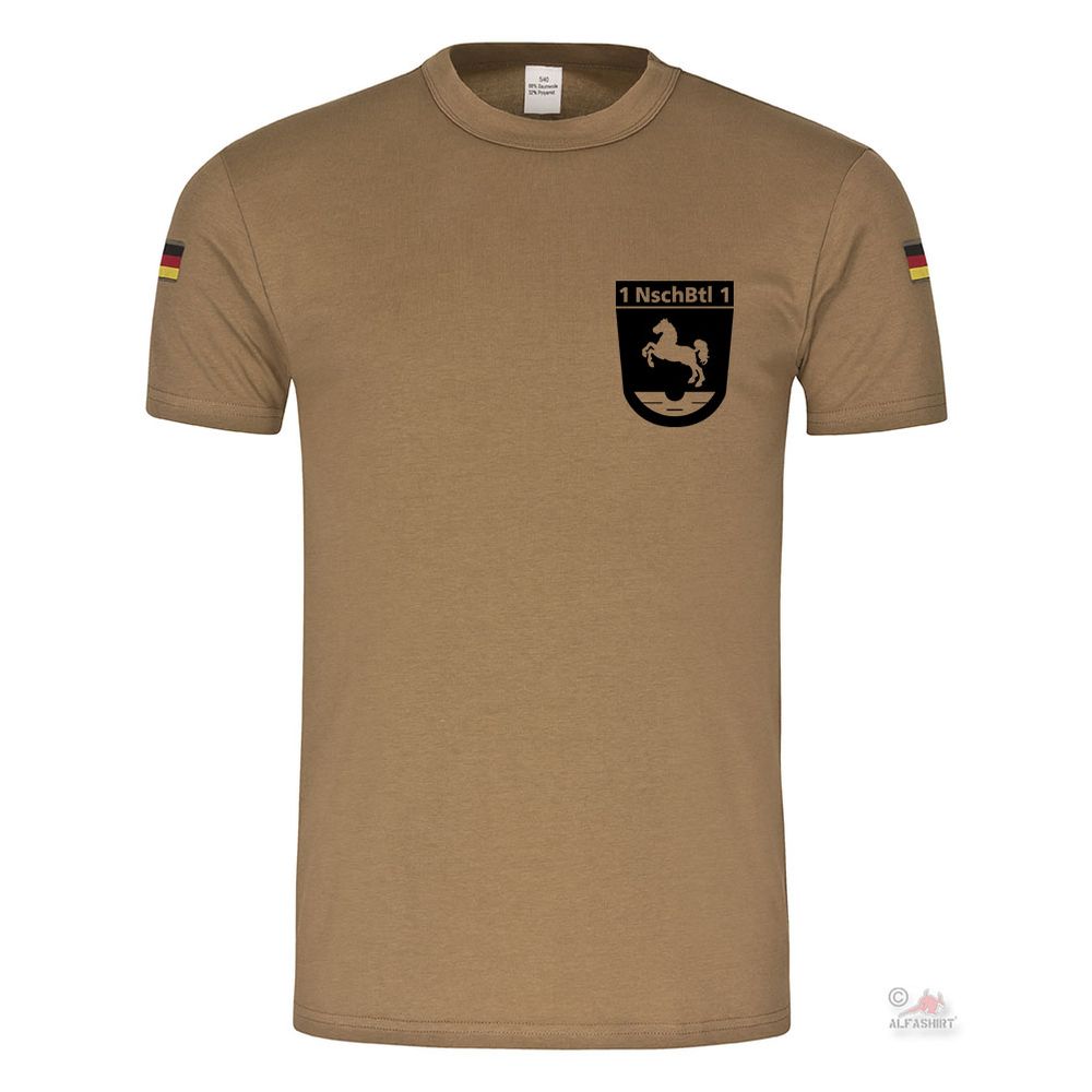 BW Tropen 1 NschBtl 1 Nachschubbataillon Scharnhorst Kaserne Tropenshirt #18646