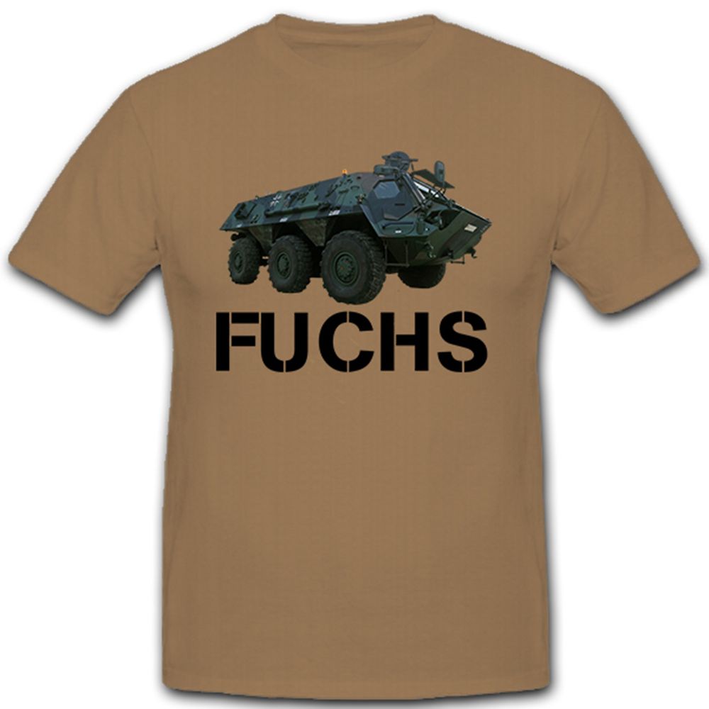 Fuchs Bundeswehr Fahrzeug Spühpanzer Militär - T Shirt #9877