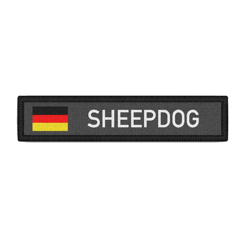 Namenspatch Sheepdog Schäferhund Hund Geschirr Gestell Flagge Abzeichen #30410