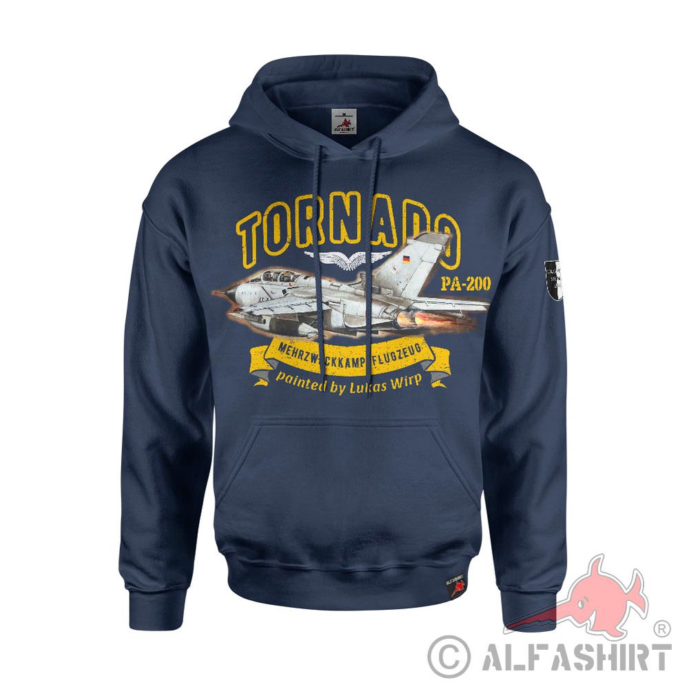 Hoodie Lukas Wirp Tornado Luftwaffe Pa-200 Multipurpose Combat #43708