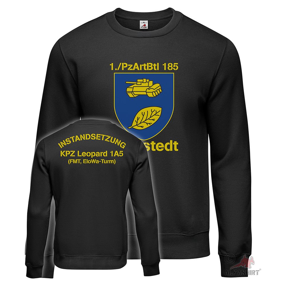 Sweatshirt Pullover 1 Kompanie Panzerartilleriebataillon PzArtBtl 185 #45817