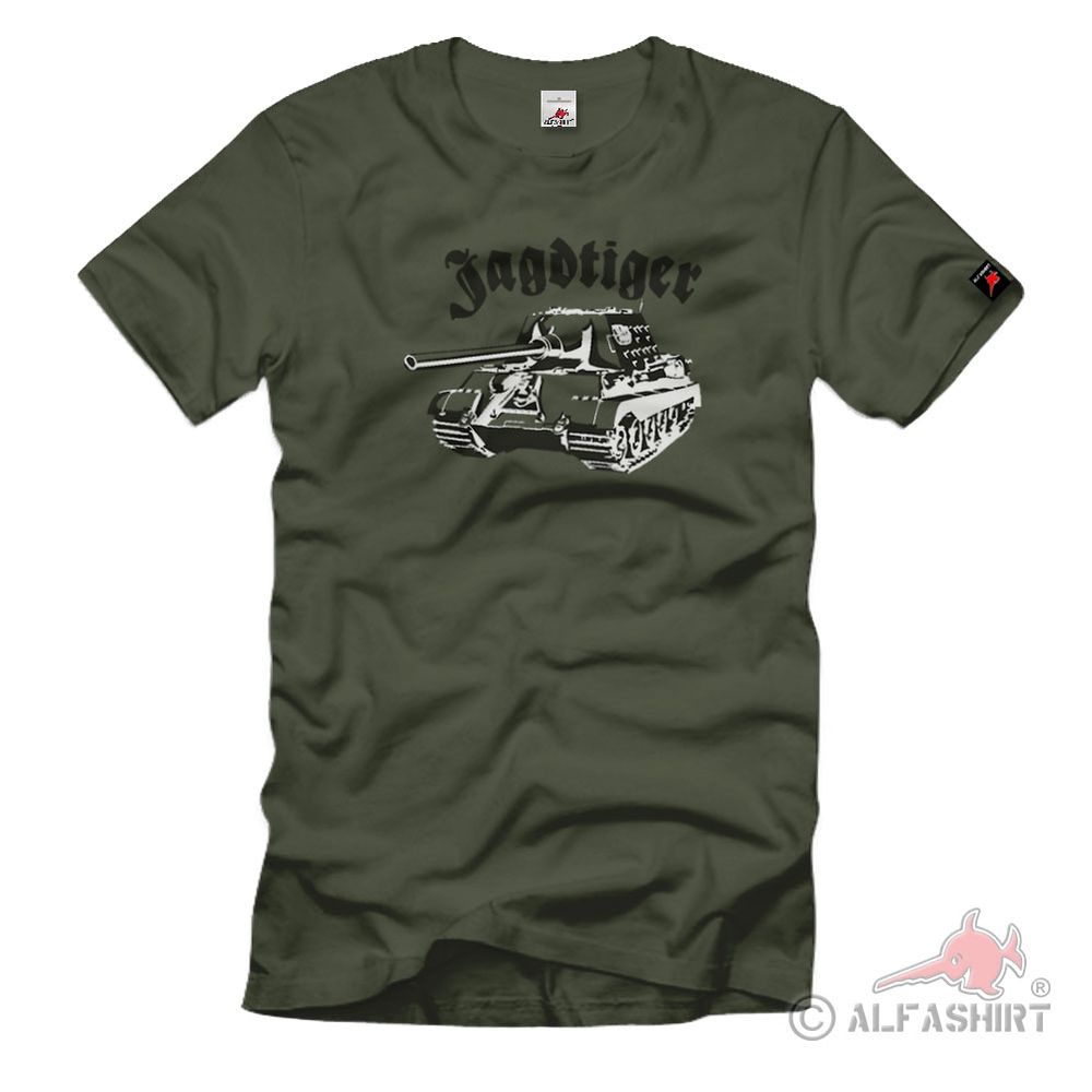 Jagdpanzer VI Jagdtiger Wh Heer Kettenfahrzeug Wk - T Shirt #2794
